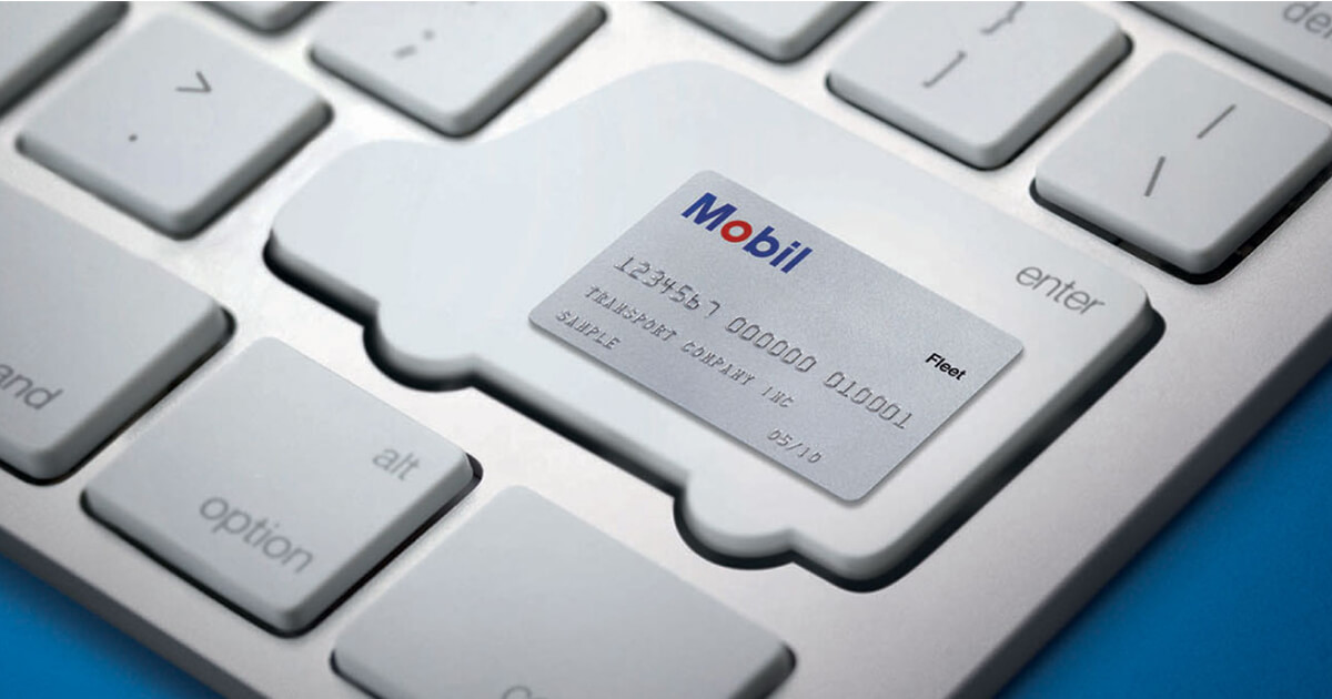 mobil card login